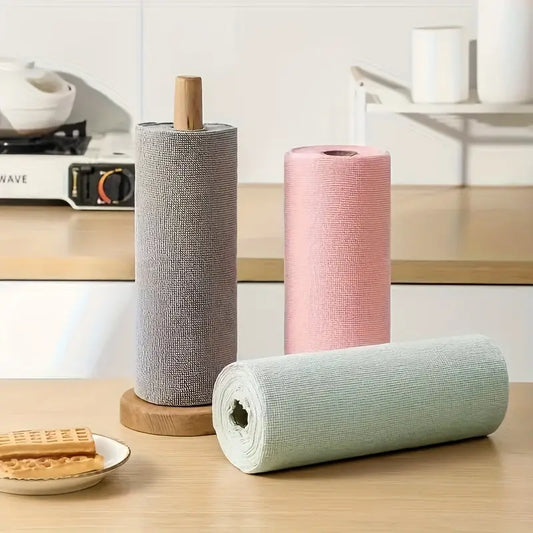 🎉 2026 Sale — Over 55,000 Sold! 🧽 Microfiber Cleaning Cloth Roll(20 Sheets) – Lint-Free, Streak-Free & Super Absorbent ✨