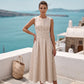 ⏳Limited-time 50% off⏰Women Casual Striped Maxi Dress Sleeveless🎀👗