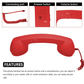 💝50% OFF!!!-Ready for Christmas!🎄📞Vintage Retro Telephone Handset✨🎅The most unique Christmas gift!🎄
