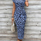 🥳2026 HOT SALE 50% OFF! 💞50K+ SOLD!🌸Women's Knot Bodycon Dress – Leopard print, tummy-flattering knot. Comfy & chic for parties or date nights. Feel gorgeous. ✨🌹