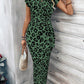 🥳2026 HOT SALE 50% OFF! 💞50K+ SOLD!🌸Women's Knot Bodycon Dress – Leopard print, tummy-flattering knot. Comfy & chic for parties or date nights. Feel gorgeous. ✨🌹