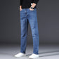 👖 LIMITED-TIME 50% OFF! 💥 Men's Elastic High Waist Straight Leg Jeans – Stretch Cotton, Breathable, Classic Fit ✨