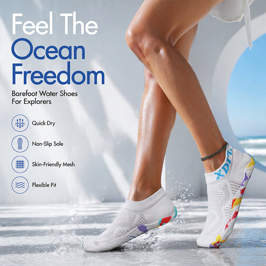 🎉 2026 Sale — Over 82,000 Sold! 🏖️ Beach Swim Shoes with Quick-Dry Mesh – Non-Slip Sole 🌊