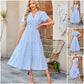 👗 LIMITED-TIME 50% OFF! 💥 Women's Summer 2026 Casual Maxi Dress – Smocked Waist, V-Neck, Pockets, Boho ✨