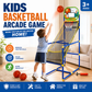 🎉 2026 Sale — Over 56,000 Sold!🏀Kids' Indoor Basketball Arcade – Auto Ball Return, 4 Balls + Pump 🎯