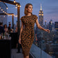 🥳2026 HOT SALE 50% OFF! 💞50K+ SOLD!🌸Women's Knot Bodycon Dress – Leopard print, tummy-flattering knot. Comfy & chic for parties or date nights. Feel gorgeous. ✨🌹