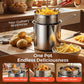 📢📢50% OFF !! ⏰304 Stainless Steel Multifunctional Fryer