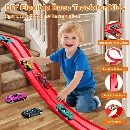 🎅Early Christmas Big Sale 50% OFF🏎️ Ignite Imagination with the Ultimate DIY Raceway!