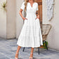 👗 LIMITED-TIME 50% OFF! 💥 Women's Summer 2026 Casual Maxi Dress – Smocked Waist, V-Neck, Pockets, Boho ✨