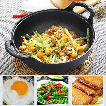 🍳 LIMITED-TIME 50% OFF! ⚡ Uncoated Thick Iron Pot – Durable, Natural Non-Stick, Even Heating ✨