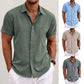 👔 LIMITED-TIME 50% OFF! ✨ Men's Newport Shirt – Lapel Collar, Breathable Polyester, Versatile Style 🌊