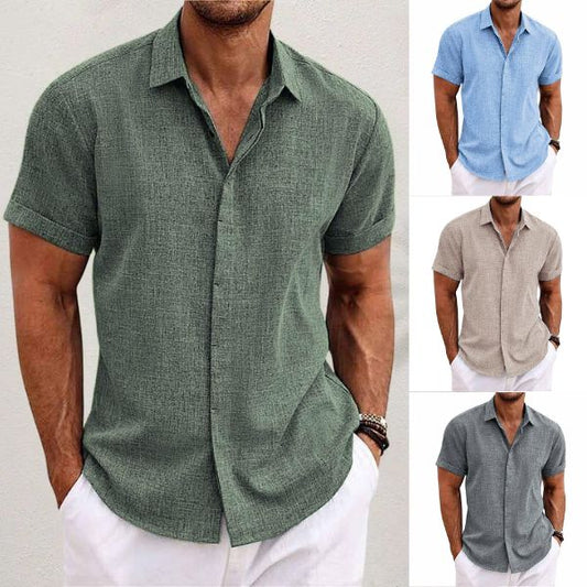 👔 LIMITED-TIME 50% OFF! ✨ Men's Newport Shirt – Lapel Collar, Breathable Polyester, Versatile Style 🌊