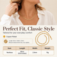 ✨ LIMITED‑TIME 50% OFF! ⚡ Women's Elegant Copper Plated Flat Chain Necklace – Minimalist, Glossy, Versatile ✨
