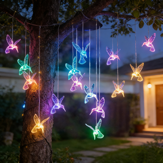 🦋 LIMITED‑TIME 50% OFF! 💣 Solar Butterfly Wind Chime Light – Colour‑Shift LED, Outdoor Hanging Decor ✨