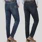 👖 LIMITED-TIME 50% OFF! 💥 Men's Elastic High Waist Straight Leg Jeans – Stretch Cotton, Breathable, Classic Fit ✨