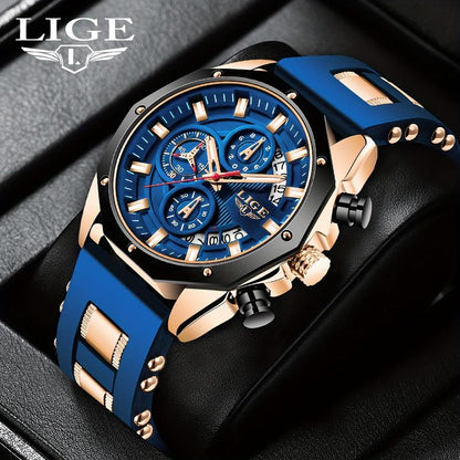 ⌚ 50% OFF NOW! 💪 Men's Outdoor Waterproof Sport Quartz Watch – Chronograph function, durable & water-resistant – Perfect for sports, travel & daily wear 🏃‍♂️