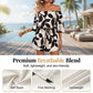 👗 LIMITED-TIME 50% OFF! ✨ Women's Off-Shoulder Shorts Jumpsuit – Abstract Leaf Print, Drawstring Waist, Vacation Ready 🌿