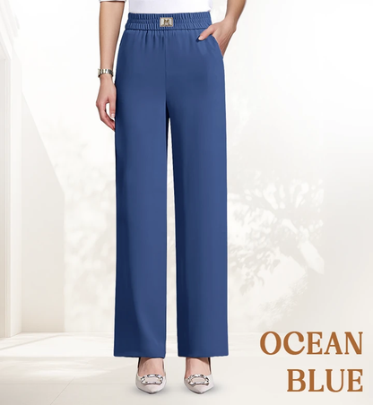 👖 LIMITED-TIME 50% OFF! ✨ High Rise Pull-On Stretch Pants – Soft, Elastic Waist, Everyday Elegance 🌟