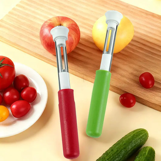 🍎 2026 Sale — Over 95,000 Sold!🔥 2-in-1 Apple Corer & Peeler – Stainless Steel 🍏