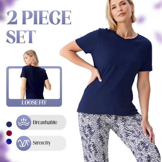 🥳SUMMER HOT SALE🥳50K+ SOLD!💥50％ Off🔥Casual two-piece for women – Chic & Comfortable!