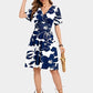 ☀️🌸 SUMMER SALE — 55% OFF 👗 Women’s Ruffle Sleeve Sundress – Flattering V-Neck, Wrap Waist & Stretchy Smocked Back ✨