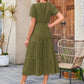 👗 LIMITED-TIME 50% OFF! 💥 Women's Summer 2026 Casual Maxi Dress – Smocked Waist, V-Neck, Pockets, Boho ✨