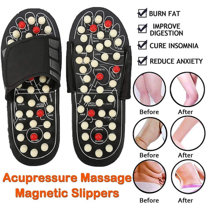 🦶 LIMITED-TIME 50% OFF! ✨ Acupressure & Magnetic Therapy Slippers – Pain Relief, Improved Circulation 🔥