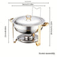 🔥 77% OFF NOW! 🎄 Stainless Steel Chafing Dish Buffet Set - Even Heat & Durable, Perfect for Holiday Gatherings and Parties ✨