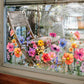 🌼 2026 Sale — Over 21,900 Sold!✨ Colorful Floral Bouquet Window Sticker