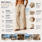 👖 LIMITED-TIME 50% OFF! ✨ Men's Breathable Linen Trousers – Loose Fit, Drawstring Waist, Functional Pockets 🌿