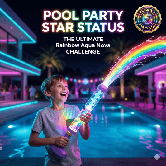 🔫 LIMITED-TIME 50% OFF! ✨ Bright Rainbow LED Water Pistol – Day & Night, Durable, Easy-Use 🎆