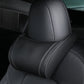 📢📢50% OFF !! ⏰ Ergonomic Memory Foam Car Headrest Pillow – Luxury PU Leather Neck Support Cushion