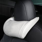 📢📢50% OFF !! ⏰ Ergonomic Memory Foam Car Headrest Pillow – Luxury PU Leather Neck Support Cushion