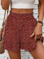 📢📢30% OFF !! ⏰Solid Color Stretch Waist Layered Short Skirt