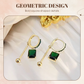 💎 LIMITED-TIME 50% OFF! ✨ Vintage Synthetic Diamond Earrings – Geometric, Dangling, Clip-On ✨