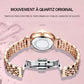 ⌚ LIMITED-TIME 50% OFF! 💥 Women's Luxury Shiny Waterproof Stainless Steel Watch – Elegant, Versatile, Gift-Ready ✨