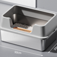 🎉 2026 Sale — Over 18,000 Sold! 🐱 Stainless Steel Cat Litter Box – Anti-Tracking High Walls 🧼