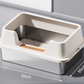 🎉 2026 Sale — Over 18,000 Sold! 🐱 Stainless Steel Cat Litter Box – Anti-Tracking High Walls 🧼