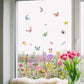 🌼 2026 Sale — Over 21,900 Sold!✨ Colorful Floral Bouquet Window Sticker