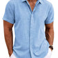👔 LIMITED-TIME 50% OFF! ✨ Men's Newport Shirt – Lapel Collar, Breathable Polyester, Versatile Style 🌊