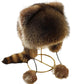 ⏳Time-Limited Special⏰ Raccoon Tail Fur Parent-Child Plush Hat