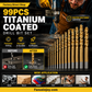 🪛 2026 Sale — Over 32,000 Sold! ⚙️ 100pcs Titanium Coated HSS Drill Bit Set 1.5–10mm Factory Direct