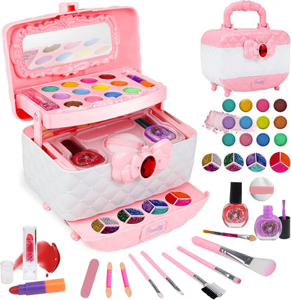 👑 LIMITED-TIME 50% OFF! 💖 Kids Washable Makeup Kit – Non-Toxic, Portable, Playful ✨
