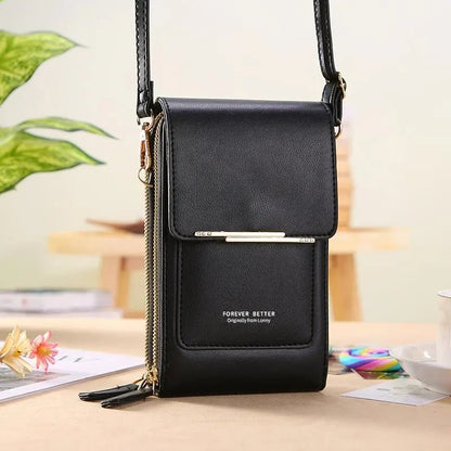 🏆Last Day Promotion!!👜📱Simple & Elegant Women's Touchscreen Crossbody Phone Wallet