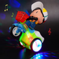 ⚡ LIMITED‑TIME 50% OFF! 💣 Kids Electric Light‑Up Stunt Trike – Music Effect, Detachable Doll ✨