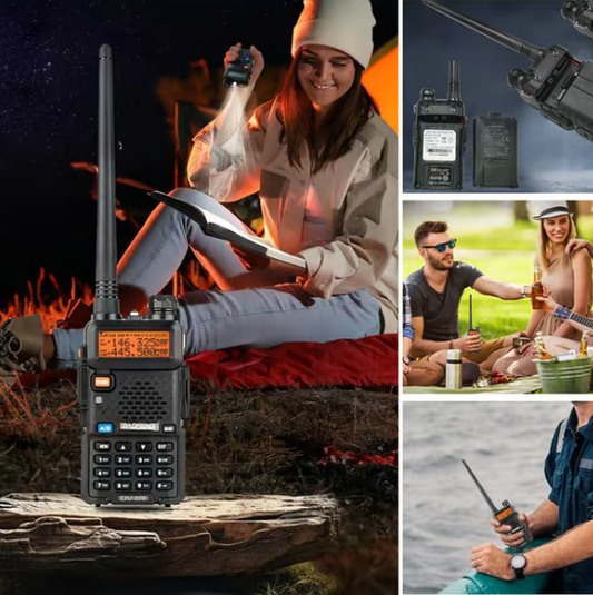 📻 BUY 3 GET 1 FREE! 📡 UV-5R Ham Radio – Long Range, Dual Band & Durable Two-Way Communication for Outdoor/Prepping 🧗