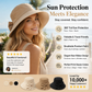 👒 LIMITED-TIME 50% OFF! ✨ Wide Brim Sun Hat with Bow – Full Coverage, Foldable, Breathable 🌞