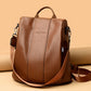 🎒 LIMITED-TIME 50% OFF! ✨ Women's Large Capacity Backpack – PU Leather, Chic Embossed, Comfortable 👜