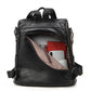 🎒 LIMITED-TIME 50% OFF! ✨ Women's Large Capacity Backpack – PU Leather, Chic Embossed, Comfortable 👜