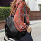 🎒 LIMITED-TIME 50% OFF! ✨ Women's Large Capacity Backpack – PU Leather, Chic Embossed, Comfortable 👜